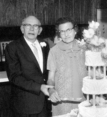 George Imig and Alice Hageman Imig at their 50th wedding anniversary 